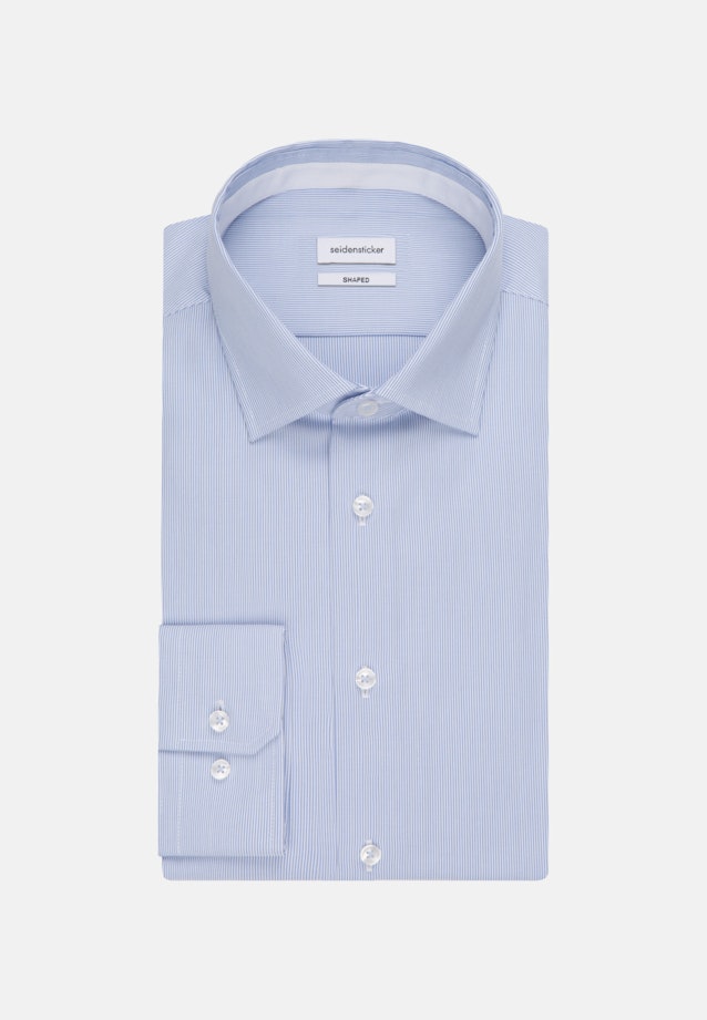 Bügelfreies Oxford Business Hemd in Shaped mit Kentkragen in Hellblau | Seidensticker Onlineshop