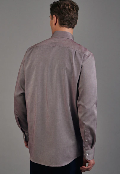 Regular Chemise d'affaires Uni in Rouge |  Seidensticker Onlineshop