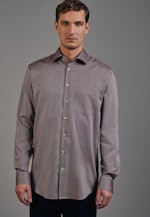 Non-iron Structure Business Shirt in Regular with Kent-Collar in Red |  Seidensticker Onlineshop