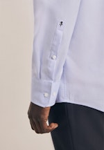 Non-iron Structure Business Shirt in Regular with Kent-Collar in Light Blue |  Seidensticker Onlineshop