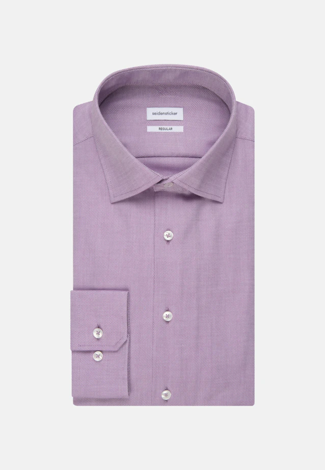 Regular Business shirt Uni in Purple |  Seidensticker Onlineshop