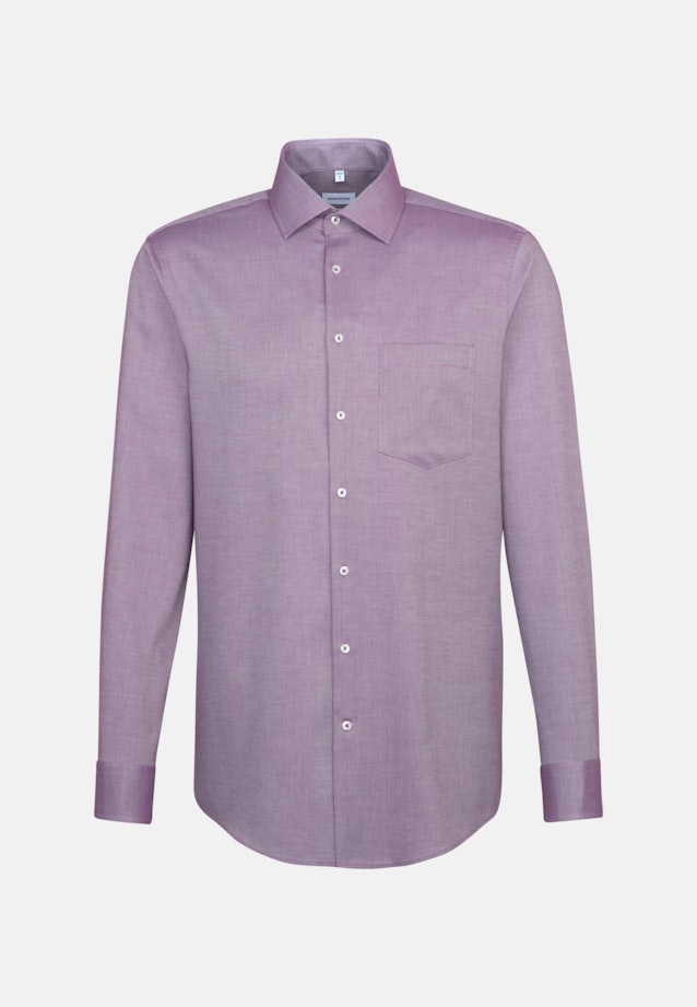 Regular Business shirt Uni in Purple |  Seidensticker Onlineshop