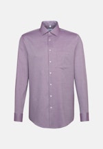 Regular Business shirt Uni in Purple |  Seidensticker Onlineshop