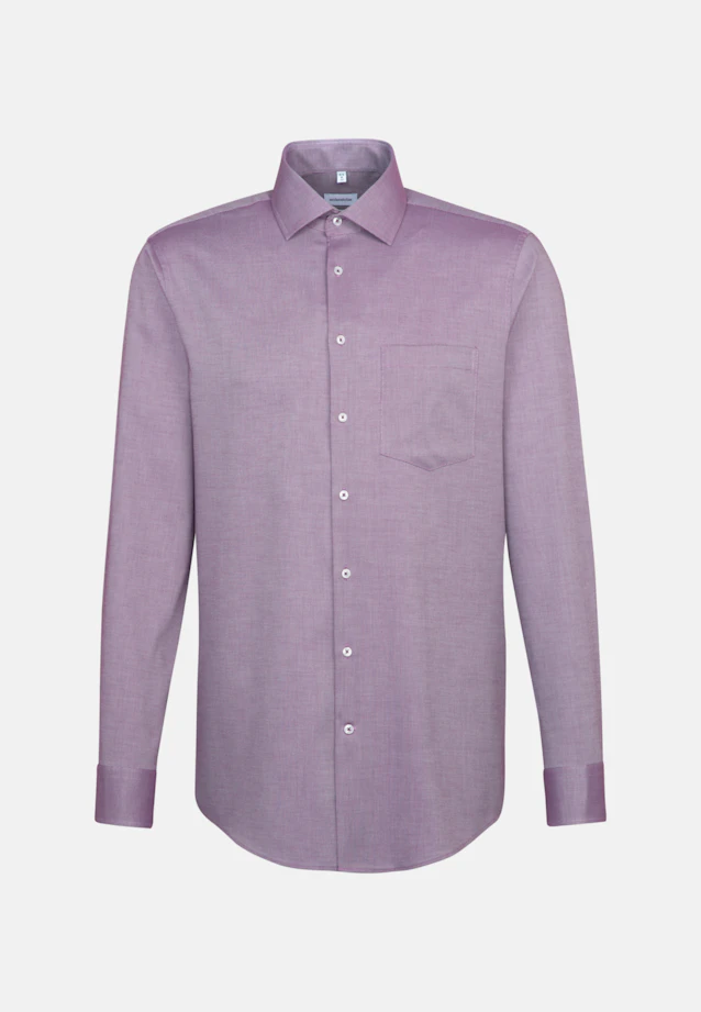 Regular Business shirt Uni in Purple |  Seidensticker Onlineshop
