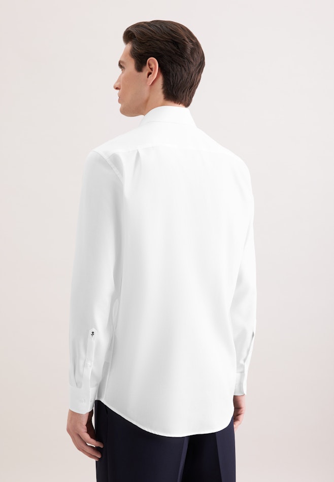 Regular Business Hemd Uni in Weiß | Seidensticker Onlineshop