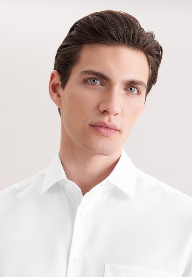 Regular Business Hemd Uni in Weiß |  Seidensticker Onlineshop