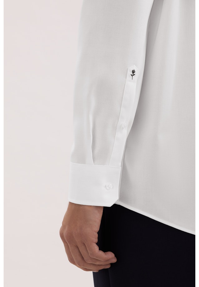 Regular Business Hemd Uni in Weiß |  Seidensticker Onlineshop