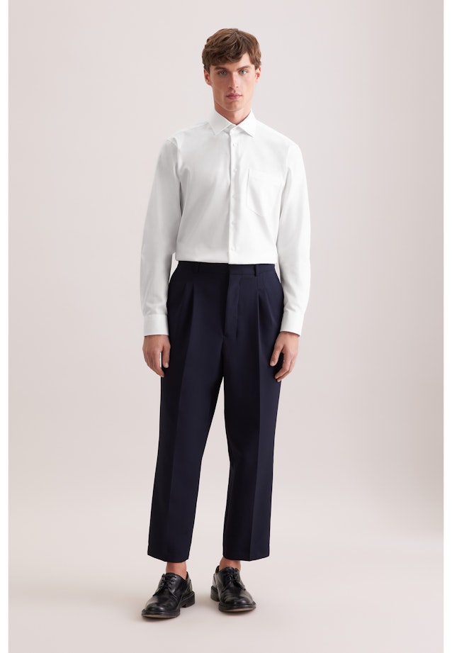 Regular Business Hemd Uni in Weiß |  Seidensticker Onlineshop