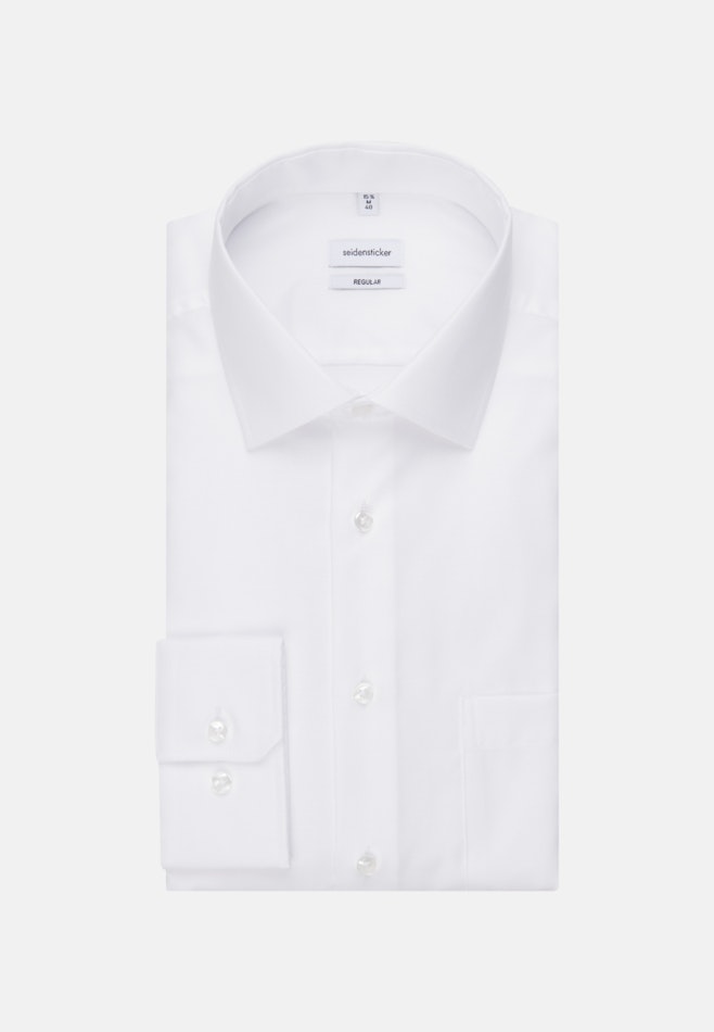 Regular Business shirt Uni in White | Seidensticker online shop