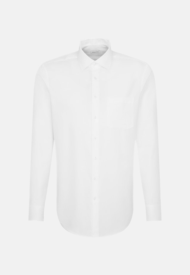 Regular Business Hemd Uni in Weiß |  Seidensticker Onlineshop