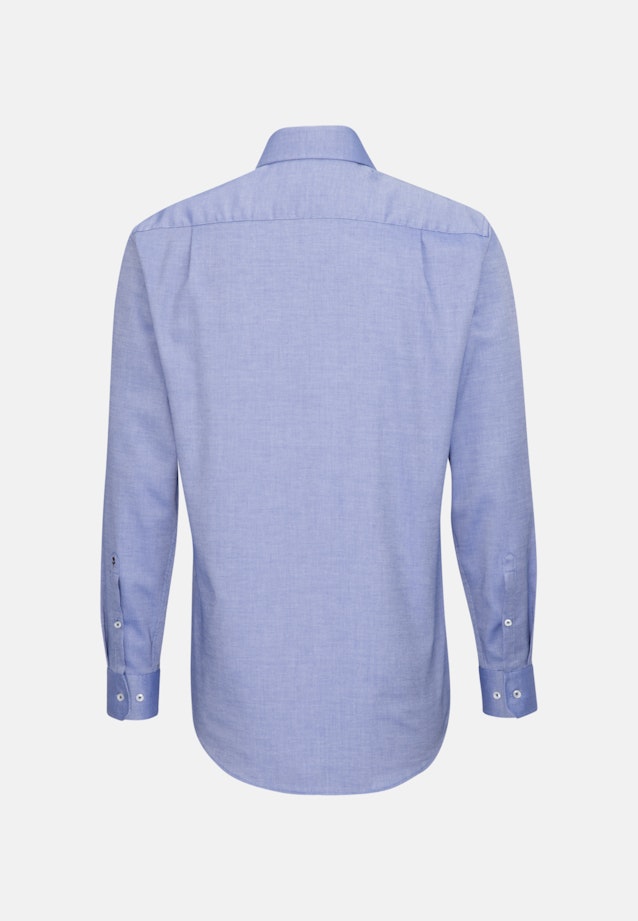 Regular Business Hemd Uni in Mittelblau |  Seidensticker Onlineshop