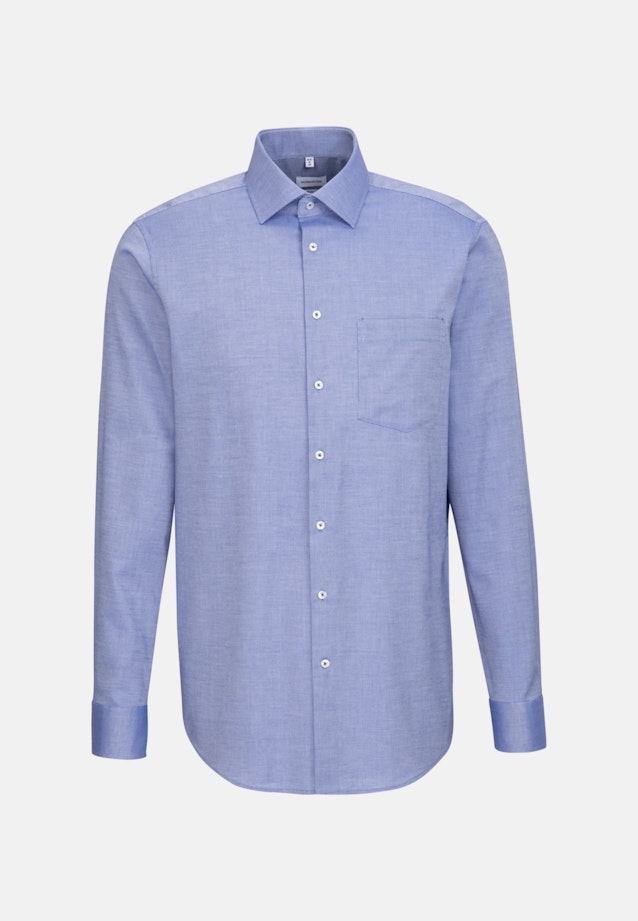 Regular Business shirt Uni in Blue |  Seidensticker Onlineshop