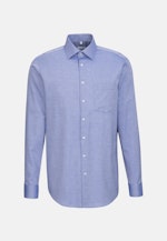 Regular Business shirt Uni in Blue |  Seidensticker Onlineshop