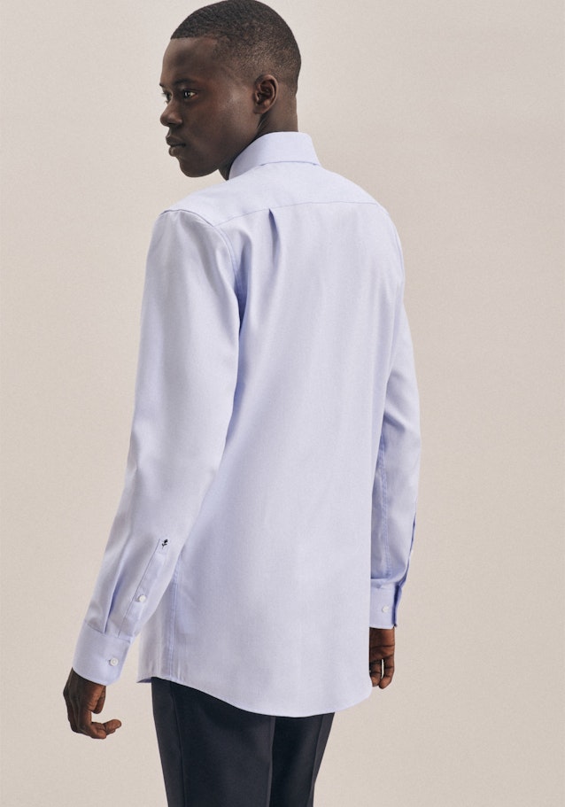 Regular Chemise d'affaires Uni in Bleu Clair | Seidensticker Onlineshop