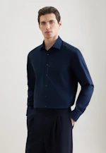Regular Business shirt Uni in Dark Blue |  Seidensticker Onlineshop