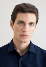 Regular Chemise d'affaires Uni in Bleu Foncé |  Seidensticker Onlineshop