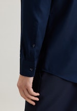 Regular Chemise d'affaires Uni in Bleu Foncé |  Seidensticker Onlineshop