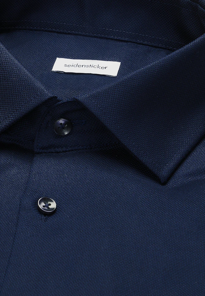 Regular Business shirt Uni in Dark Blue | Seidensticker online shop