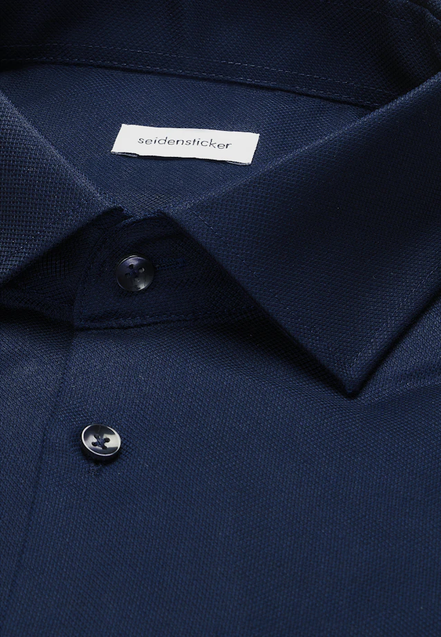 Regular Business shirt Uni in Dark Blue |  Seidensticker Onlineshop