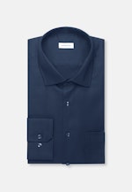Regular Chemise d'affaires Uni in Bleu Foncé |  Seidensticker Onlineshop