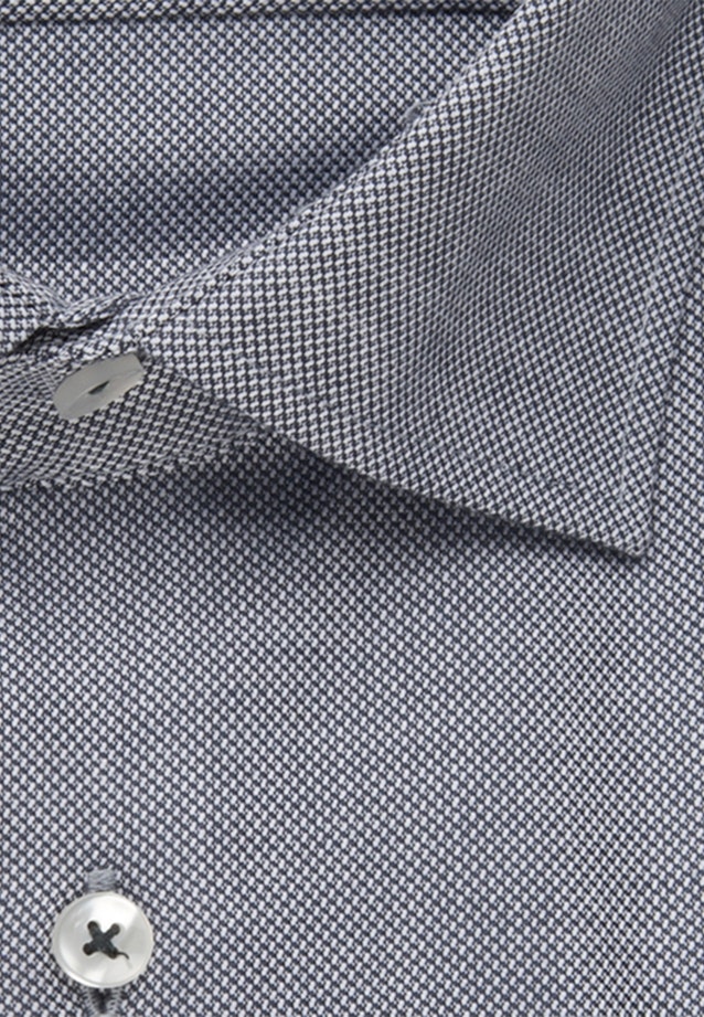 Non-iron Structure Business Shirt in Regular with Kent-Collar in Grau |  Seidensticker Onlineshop