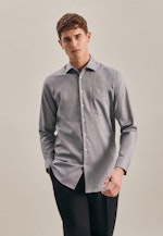 Regular Business Hemd Uni in Grau |  Seidensticker Onlineshop