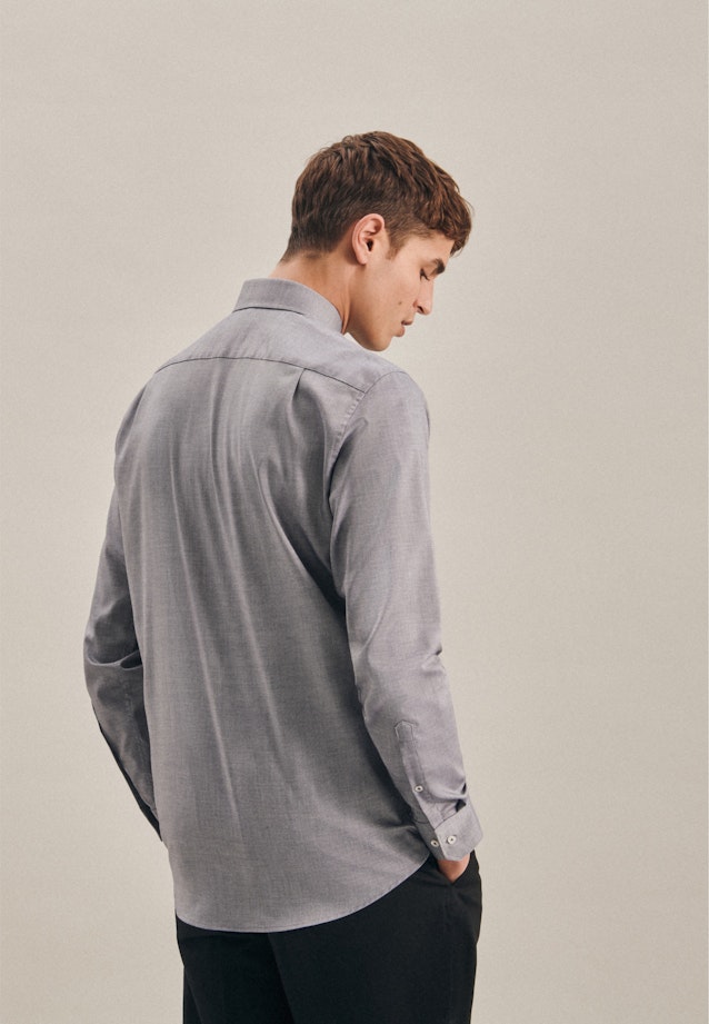 Regular Business Hemd Uni in Grau |  Seidensticker Onlineshop