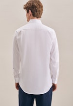 Non-iron Structure Business Shirt in Regular with Kent-Collar in White |  Seidensticker Onlineshop