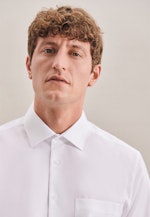 Non-iron Structure Business Shirt in Regular with Kent-Collar in White |  Seidensticker Onlineshop