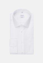 Non-iron Structure Business Shirt in Regular with Kent-Collar in White |  Seidensticker Onlineshop