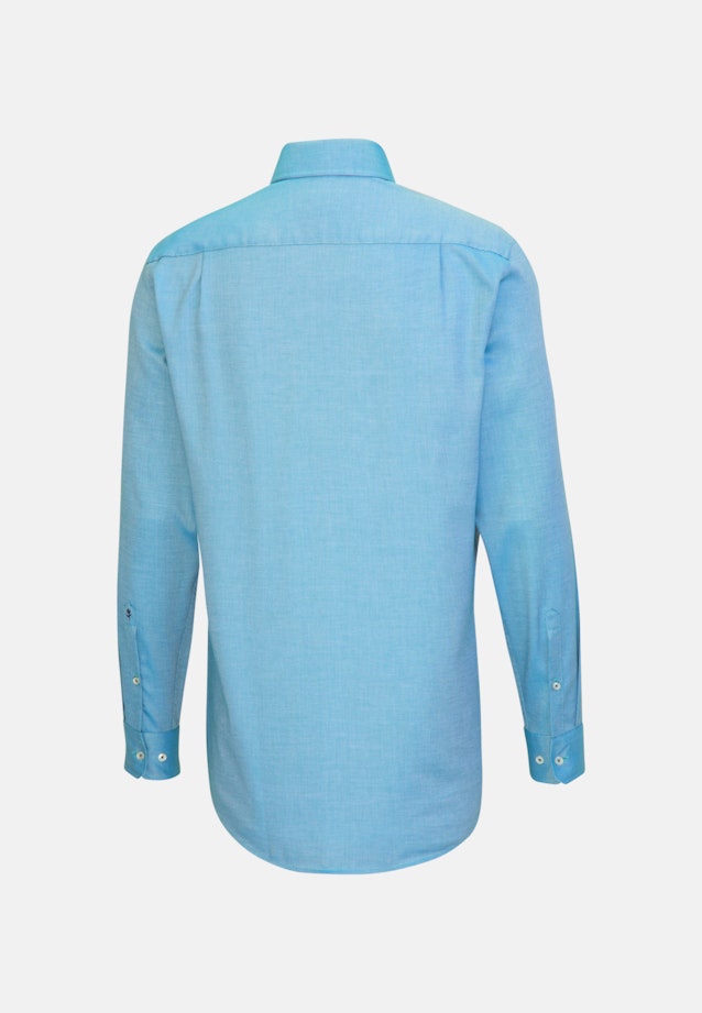 Non-iron Structure Business Shirt in Regular with Kent-Collar in Turquoise |  Seidensticker Onlineshop
