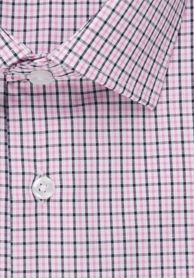 Bügelfreies Popeline Business Hemd in Shaped mit Kentkragen in Rosa/Pink |  Seidensticker Onlineshop