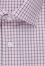 Shaped Business Shirt Check in Pink |  Seidensticker Onlineshop