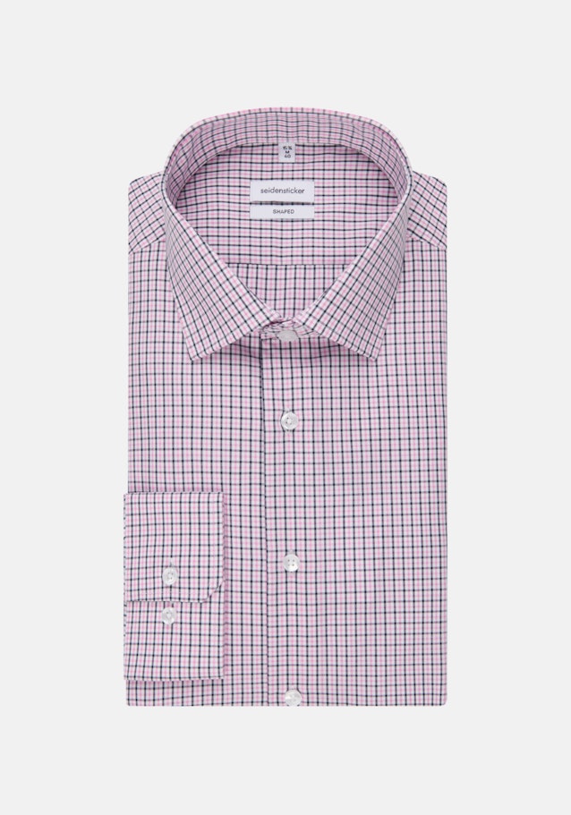 Non-iron Poplin Business Shirt in Shaped with Kent-Collar in Pink |  Seidensticker Onlineshop