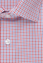 Shaped Business Shirt Check in Red |  Seidensticker Onlineshop