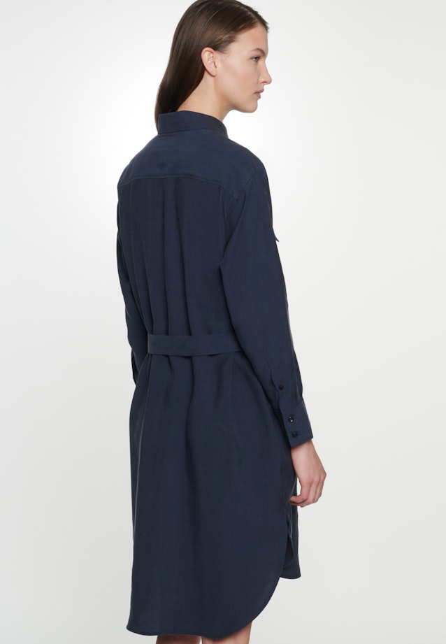 Kleid Uni in Dunkelblau |  Seidensticker Onlineshop