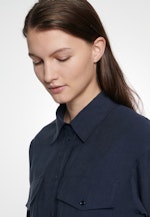 Kleid Uni in Dunkelblau |  Seidensticker Onlineshop