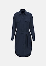Kleid Uni in Dunkelblau |  Seidensticker Onlineshop