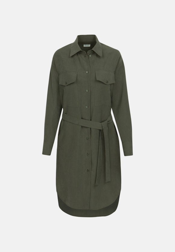 Kleid Uni in Grün |  Seidensticker Onlineshop