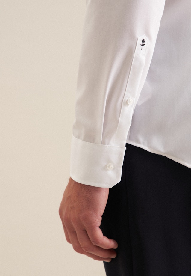 Slim Business shirt Uni in White |  Seidensticker Onlineshop