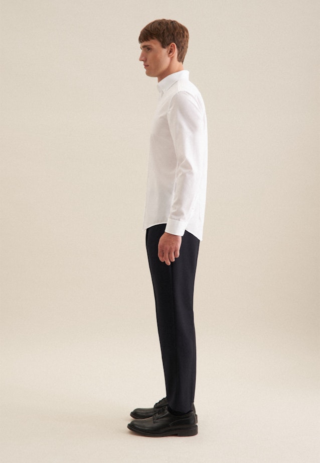 Slim Business shirt Uni in White |  Seidensticker Onlineshop