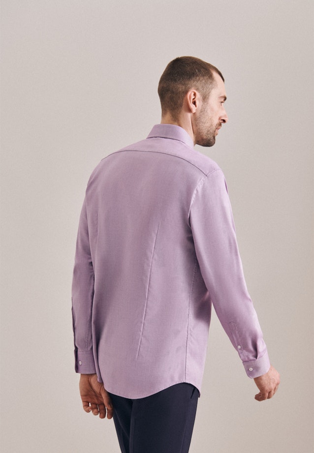 Shaped Business shirt Uni in Purple |  Seidensticker Onlineshop
