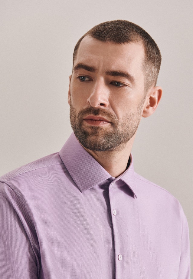 Shaped Business shirt Uni in Purple |  Seidensticker Onlineshop