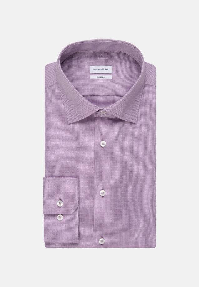 Shaped Business shirt Uni in Purple |  Seidensticker Onlineshop