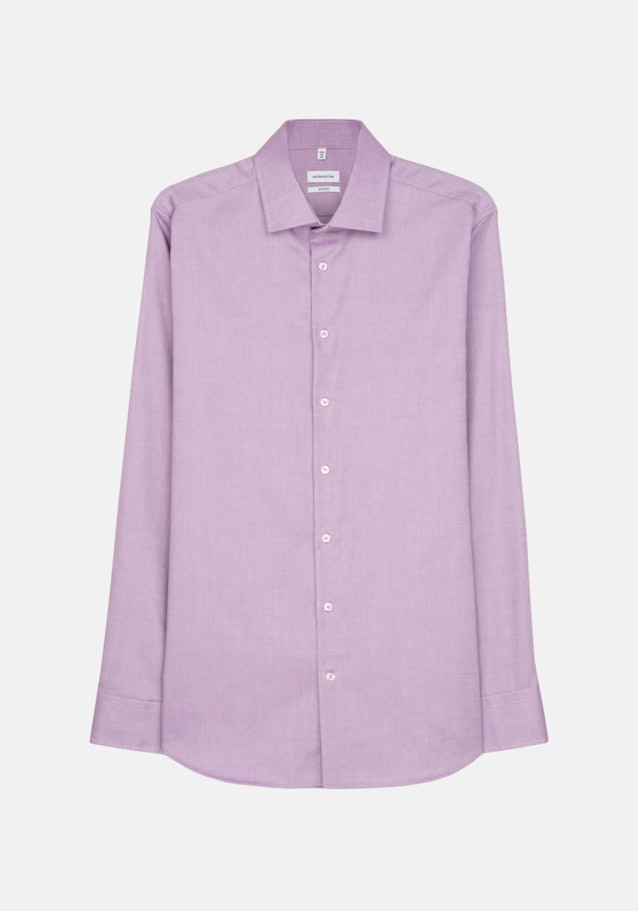 Non-iron Structure Business Shirt in Shaped with Kent-Collar in Purple |  Seidensticker Onlineshop