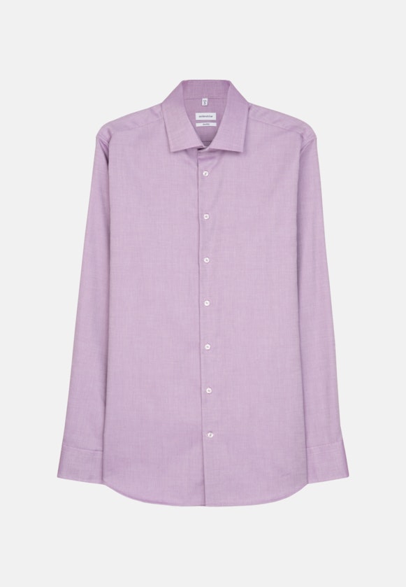 Shaped Business shirt Uni in Purple |  Seidensticker Onlineshop