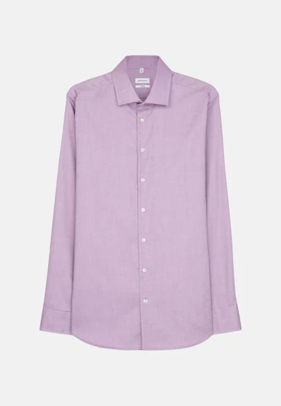 Shaped Business Hemd Uni in Lila |  Seidensticker Onlineshop