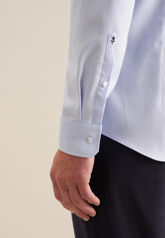 Shaped Business Hemd Uni in Hellblau |  Seidensticker Onlineshop