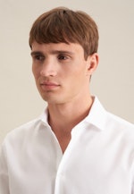 Non-iron Structure Business Shirt in Shaped with Kent-Collar in White |  Seidensticker Onlineshop