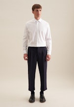 Non-iron Structure Business Shirt in Shaped with Kent-Collar in White |  Seidensticker Onlineshop